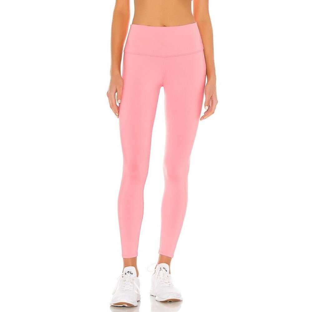 Alo High Waist Airbrush Leggings Full Length Size Small in Macaron Pink